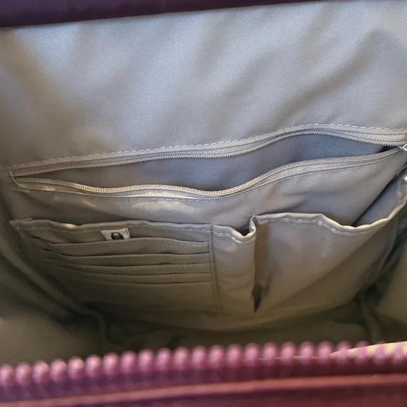 New Baggallini purple Backpack - Picture 3 of 6
